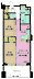 間取り：2LDK、専有面積54.64m2、バルコニー面積11.2m2