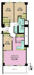 白楽ハウス 3LDKの間取図画像