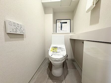 清潔感の高いお手洗い。