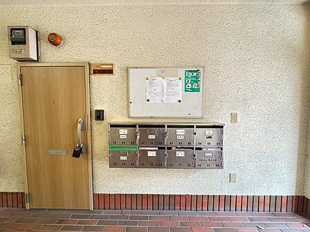 郵便受けも、きちんと管理されています。