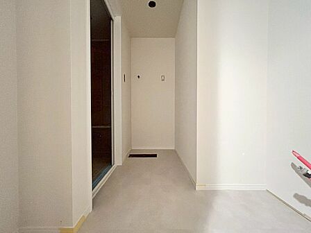 十分な広さの脱衣所。