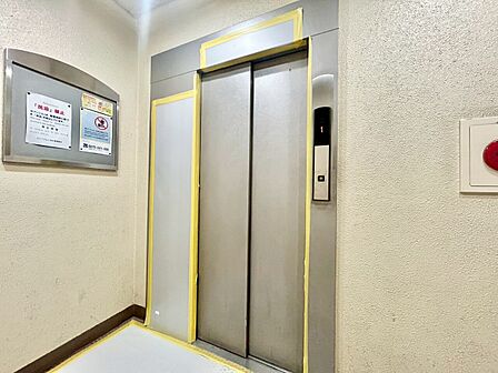 エレベーター完備のため荷物が多くなっても安心。