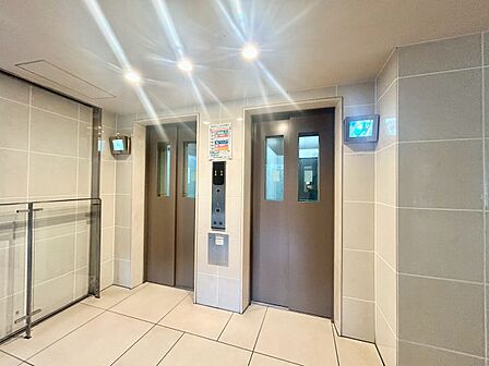 エレベーター完備のため荷物が多くなっても安心。