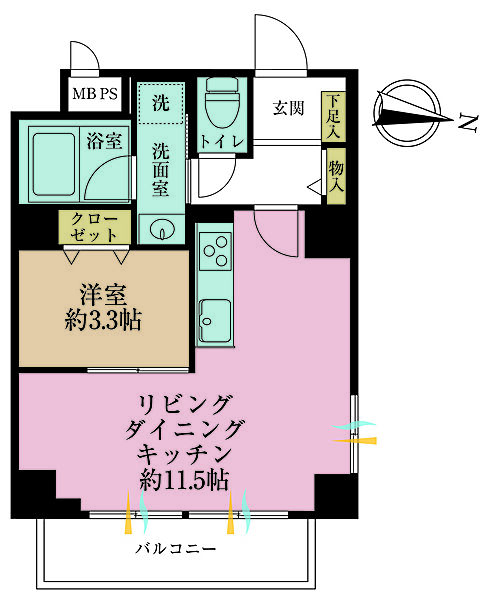 間取りを拡大表示