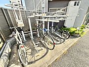 駐輪場も綺麗に整頓されています。※空き状況は都度ご確認下さい。