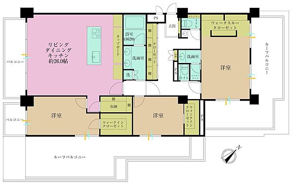 間取りを拡大表示