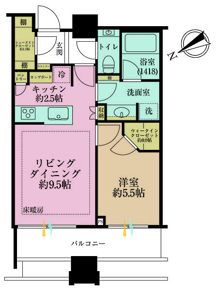 間取りを拡大表示