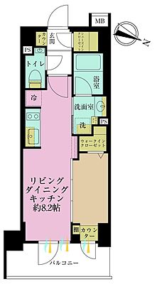 間取り デュオステージ中野 1階/-