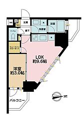インプレスト目白ヒルズ 1LDKの間取図画像