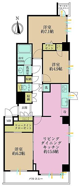 間取りを拡大表示