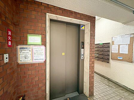エレベーター完備のため荷物が多くなっても安心。