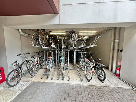 駐輪場も綺麗に整頓されています。※空き状況は都度ご確認下さい。