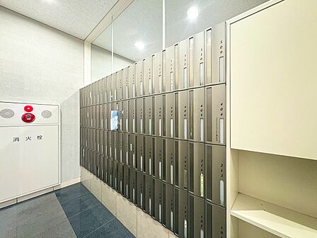郵便受けも、きちんと管理されています。