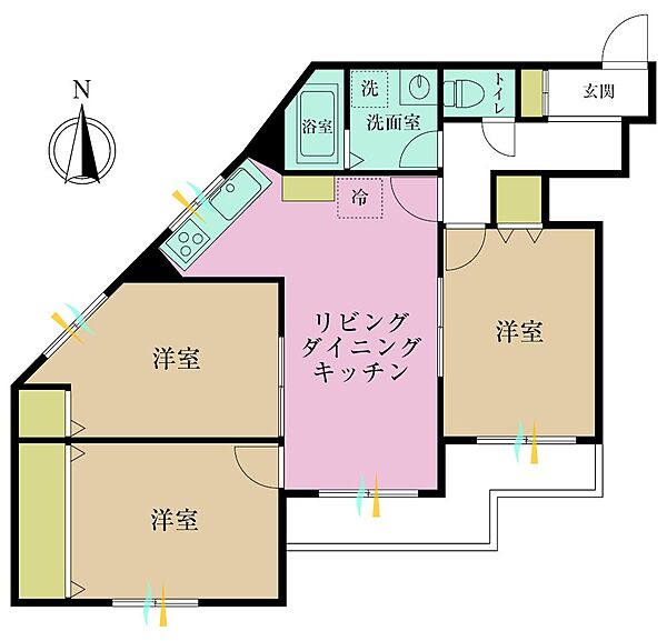 間取りを拡大表示