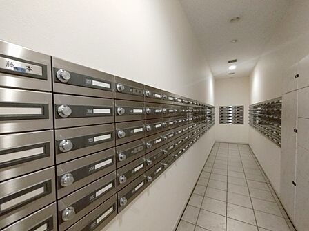 郵便受けも、きちんと管理されています。