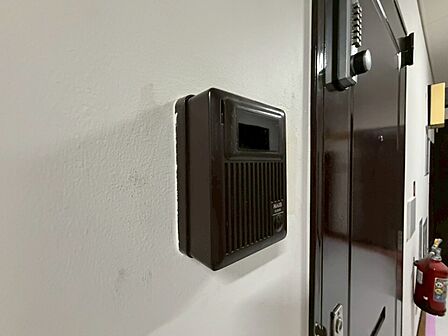 インターホンを設置。快適と安らぎを合わせた優しい設計。