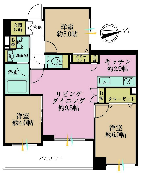 間取りを拡大表示