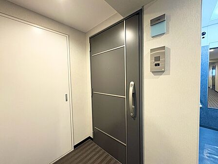 清潔感のある落ち着いた雰囲気の玄関です。