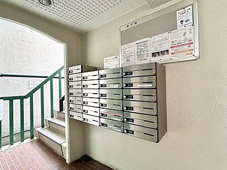 郵便受けも、きちんと管理されています。