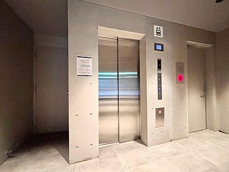 エレベーター完備のため荷物が多くなっても安心。