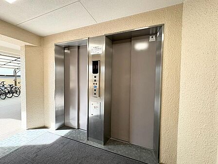 エレベーター完備のため荷物が多くなっても安心。