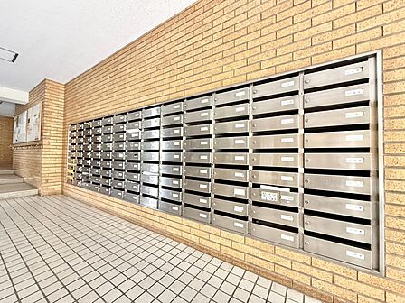 郵便受けも、きちんと管理されています。