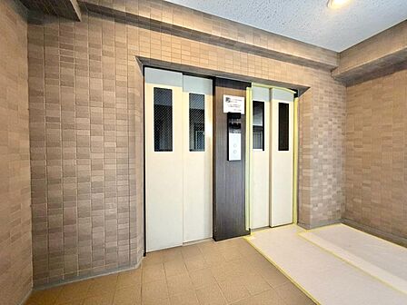 エレベーター完備のため荷物が多くなっても安心。