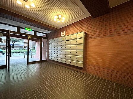 郵便受けも、きちんと管理されています。