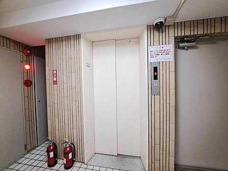 エレベーター完備のため荷物が多くなっても安心。