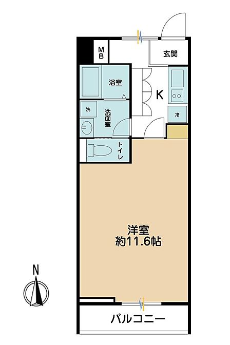 1K 間取り