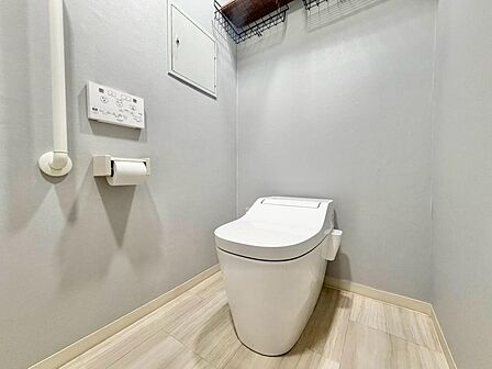 清潔感の高いお手洗い。