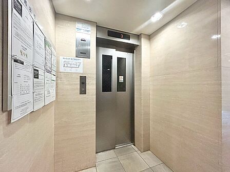 エレベーター完備のため荷物が多くなっても安心。