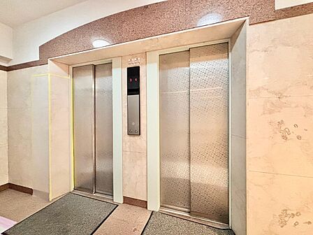 エレベーター完備のため荷物が多くなっても安心。