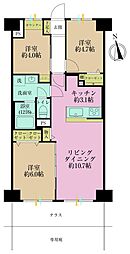 エンゼルハイム大森第7 3LDKの間取図画像