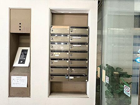 郵便受けも、きちんと管理されています。
