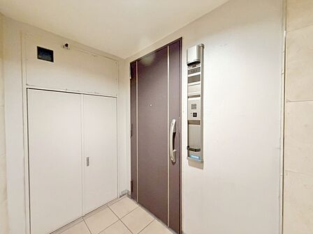 清潔感のある落ち着いた雰囲気の玄関です。