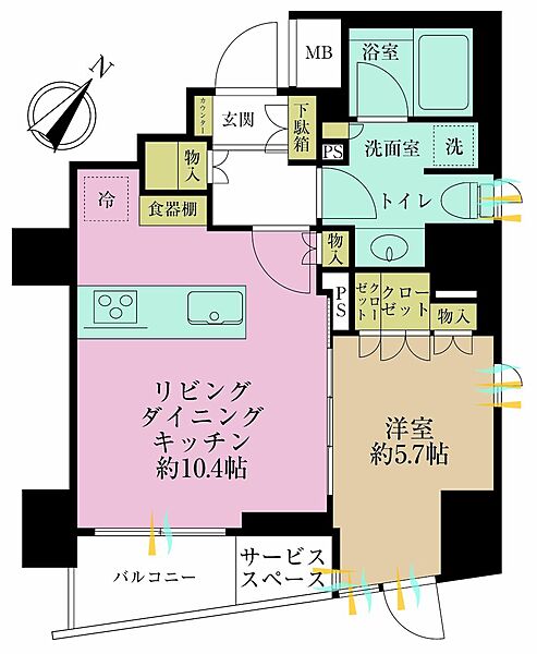 間取りを拡大表示
