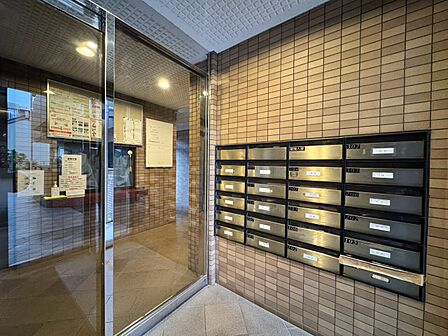 郵便受けも、きちんと管理されています。