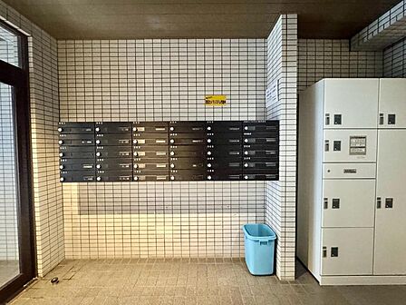 郵便受けも、きちんと管理されています。