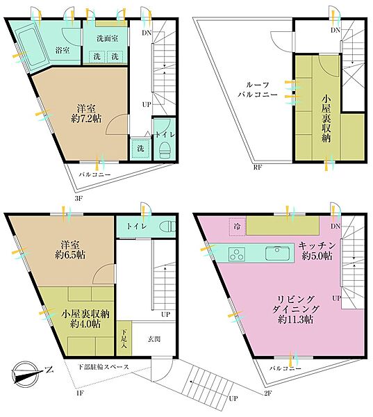 間取りを拡大表示