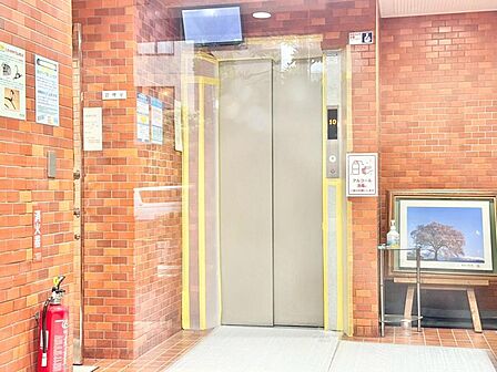 エレベーター完備のため荷物が多くなっても安心。