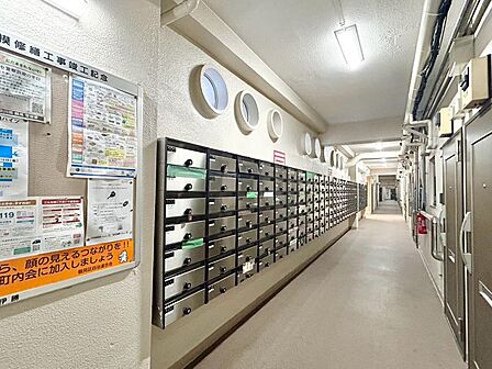 郵便受けも、きちんと管理されています。