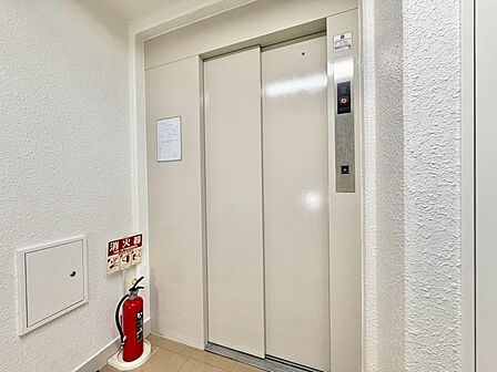 エレベーター完備のため荷物が多くなっても安心。