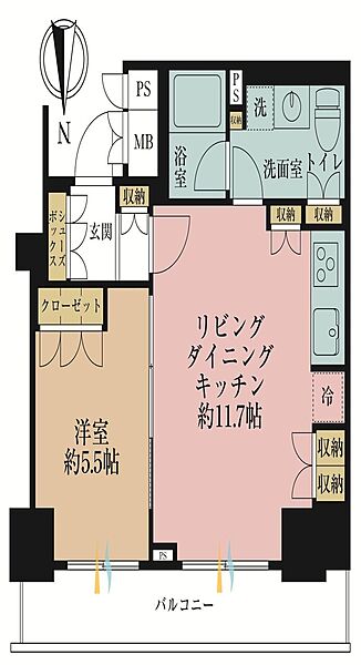 間取りを拡大表示