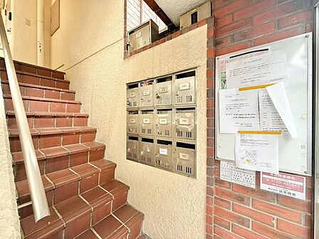 郵便受けも、きちんと管理されています。