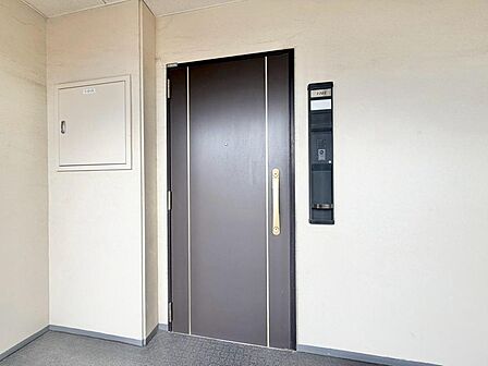 清潔感のある落ち着いた雰囲気の玄関です。