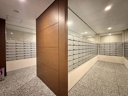 郵便受けも、きちんと管理されています。