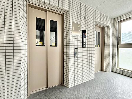 エレベーター完備のため荷物が多くなっても安心。