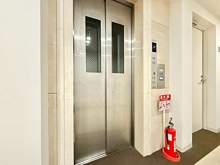 エレベーター完備のため荷物が多くなっても安心。