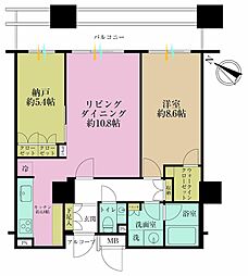 ガレリアグランデ 1SLDKの間取図画像